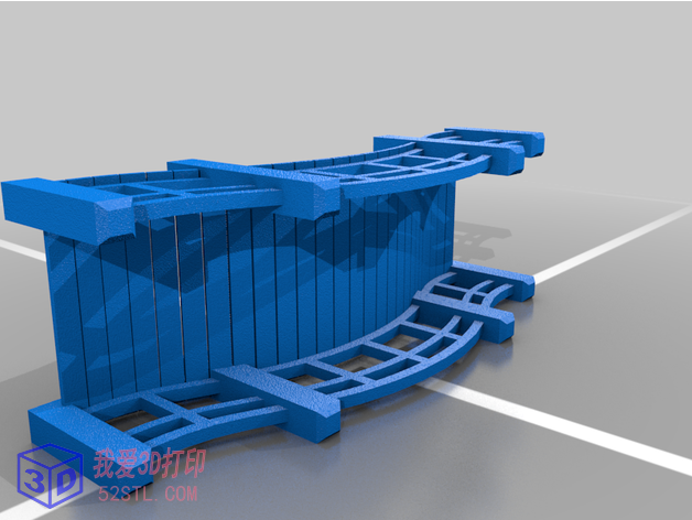 小桥流水-3d打印模型stl模型图