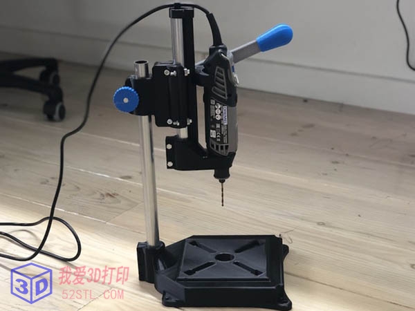 DREMEL 钻床（非常强大和精确）-3d打印模型stl下载-百度网盘云下载【我爱3D打印】