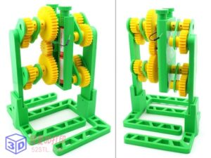 行走的齿轮机器人-3d打印模型stl下载-【我爱3D打印】