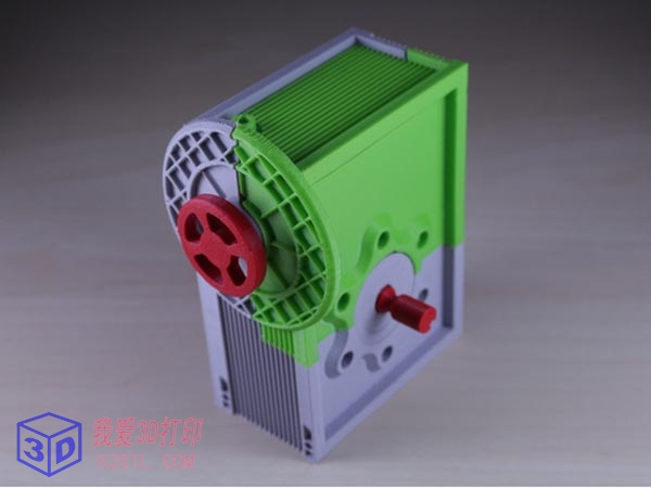 工业蜗轮箱/齿轮减速器-3d打印模型stl免费积分下载-百度网盘云【我爱3D打印】