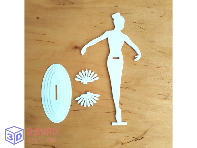 图片[6]-餐巾架“小姐和芭蕾舞女演员”-3d打印模型stl积分下载-百度网盘云【我爱3D打印】