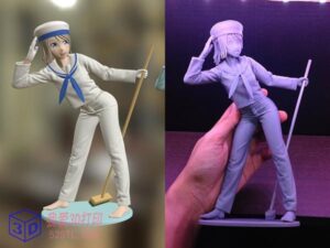 可爱水手女孩手办-3d打印模型stl-【我爱3D打印】