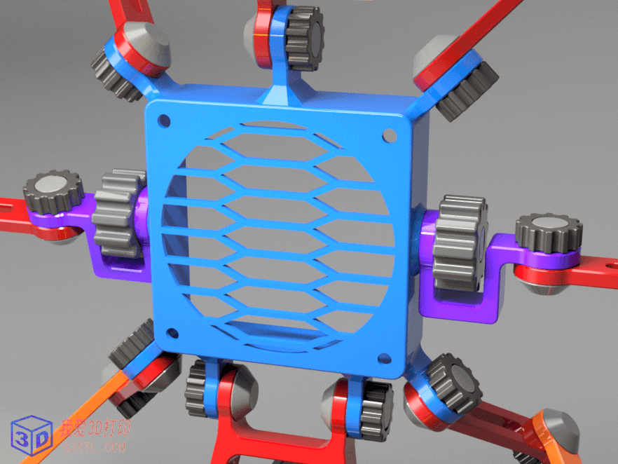 多用途电烙铁焊台带虎钳-3d打印模型stl