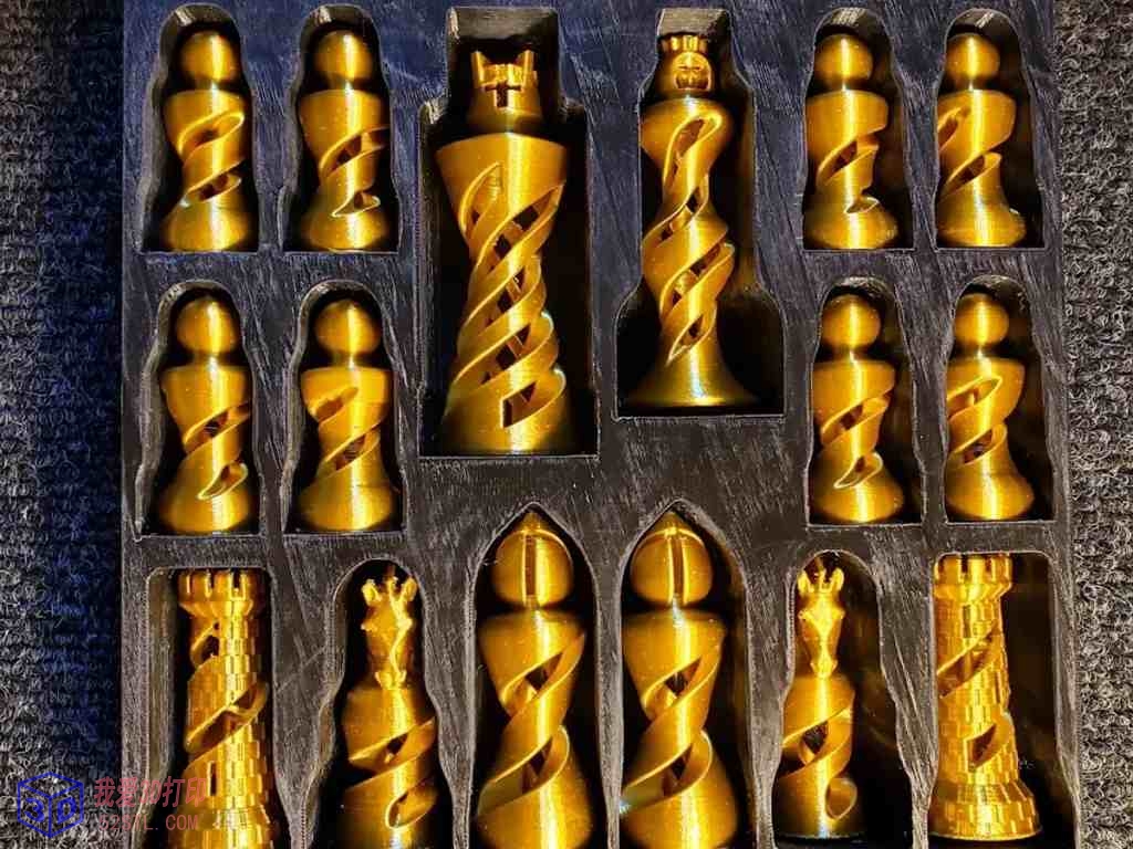 Staunton版国际象棋2023-3d打印模型stl