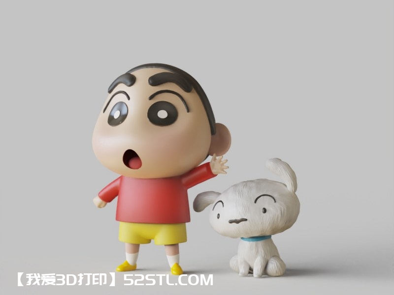 蜡笔小新手办模型图纸-3d打印模型stl