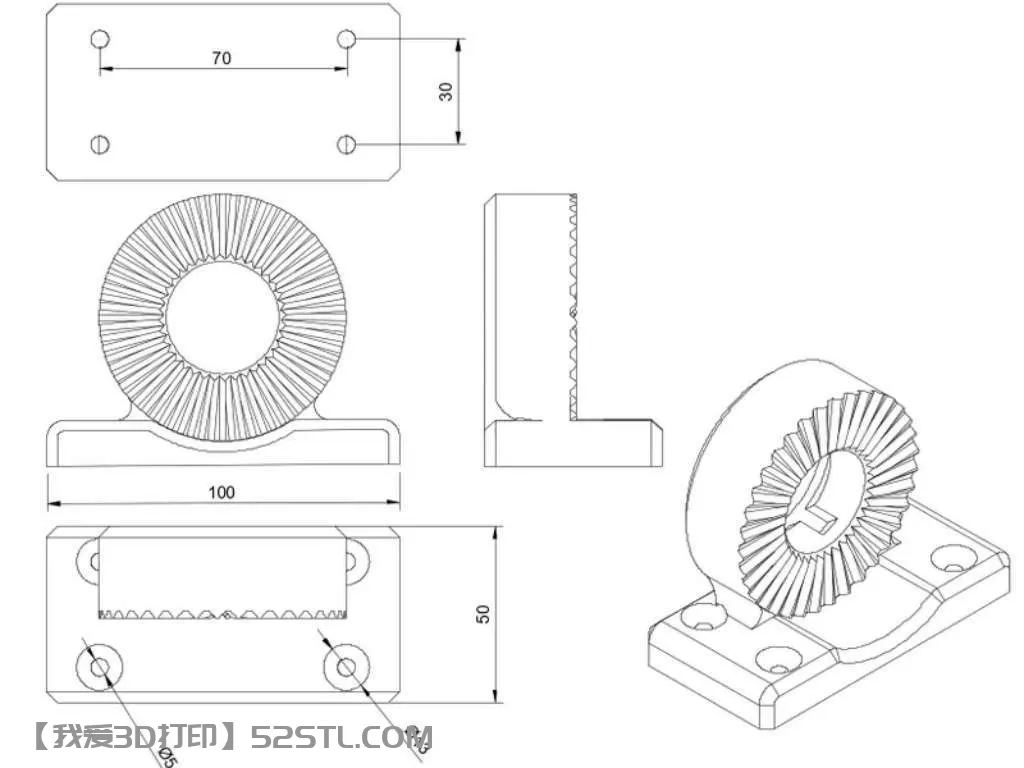 多功能臂架系统-3d打印模型stl