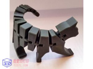 铰链结构猫-3d打印模型stl下载-【我爱3D打印】