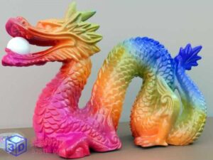 炫彩幸运中国龙-3d打印模型stl-【我爱3D打印】
