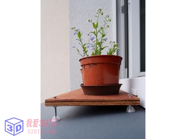 球形接头调平脚(M5)-3d打印模型stl下载