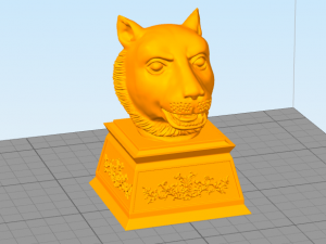3D打印模型stl-十二生肖兽首寅虎-【我爱3D打印】