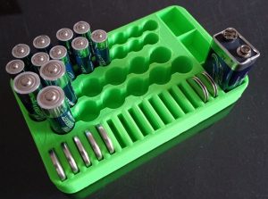 3D打印模型-精致的电池储存盒-【我爱3D打印】
