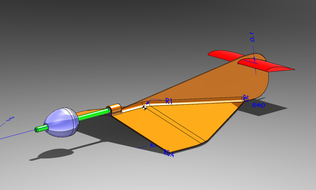 图片[2]-3D打印stl地面效应滑翔机
