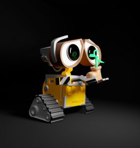 3D打印模型-STL Wall-E履带机器人-funko-【我爱3D打印】