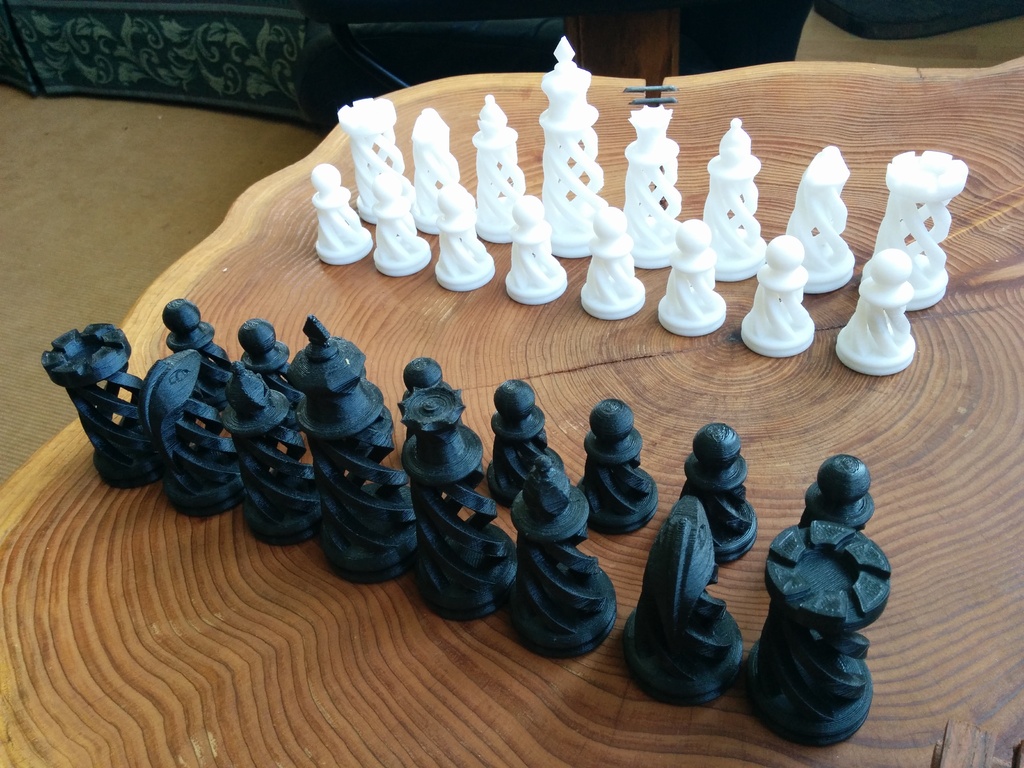 图片[8]-3D打印模型stl-螺旋版国际象棋