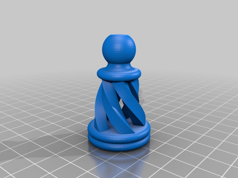 图片[6]-3D打印模型stl-螺旋版国际象棋