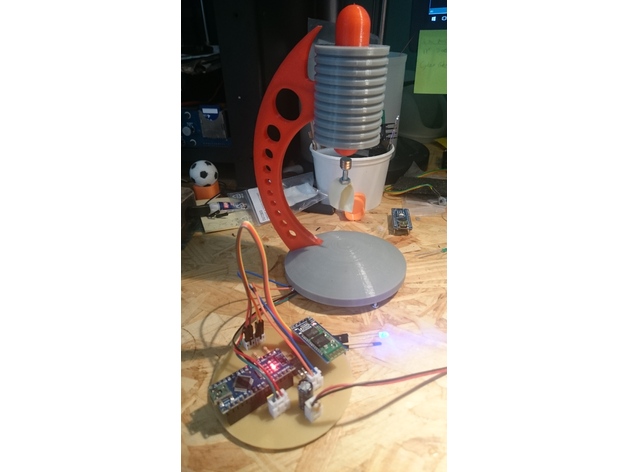 3D打印STL反重力悬浮器摆件