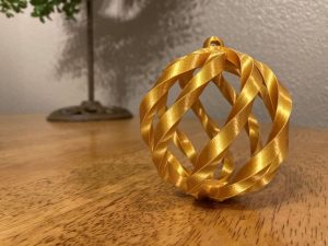 3D打印STL圣诞树螺旋装饰球-【我爱3D打印】