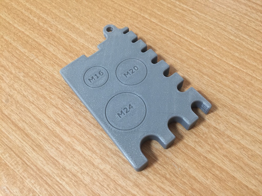 图片[2]-3D打印公制螺纹测量装置 M2-M12(M16-M24) 60mm