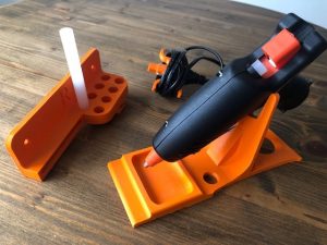 3D打印STL热熔胶枪支架-【我爱3D打印】