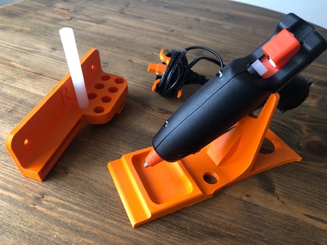 3D打印的热熔胶枪支架