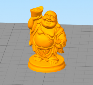 3D打印stl元宝弥勒佛主-【我爱3D打印】