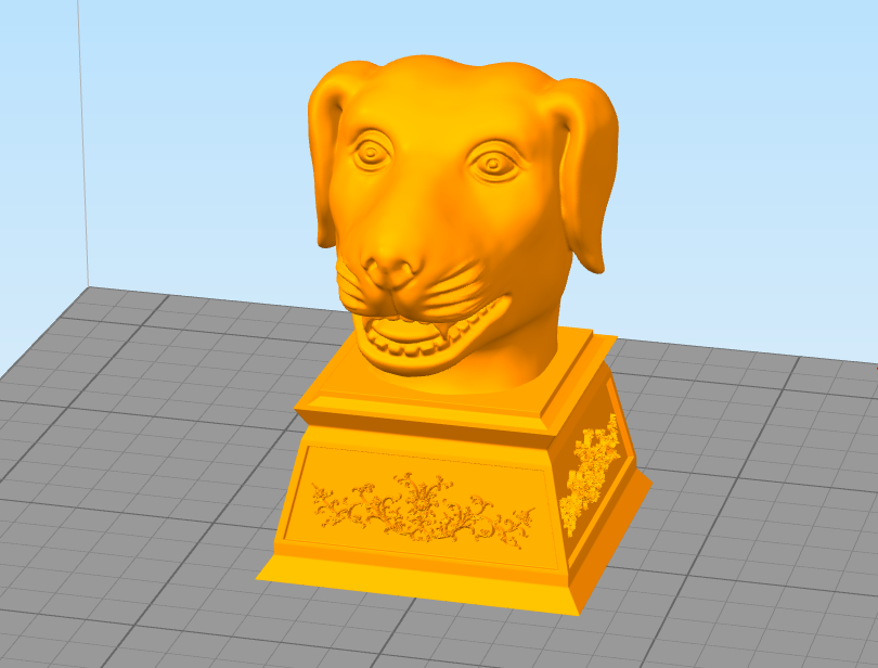 3D打印模型stl-十二生肖戌狗