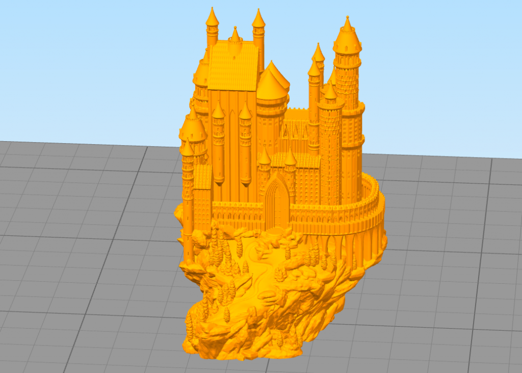 山城堡STL模型