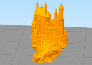 3D打印山城堡STL模型-【我爱3D打印】