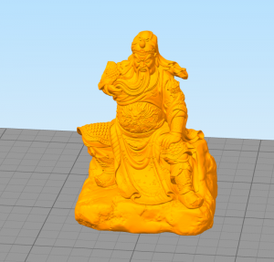 精致关公坐像-3D打印模型stl-【我爱3D打印】