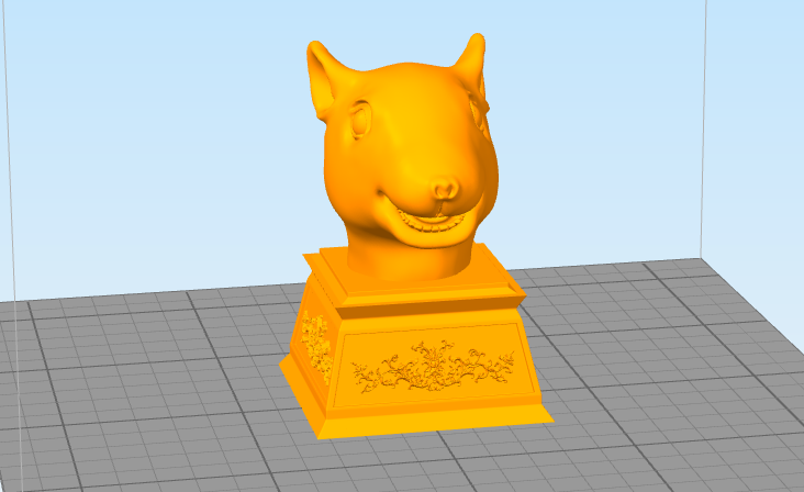 3D打印模型stl-十二生肖兽首子鼠-【我爱3D打印】