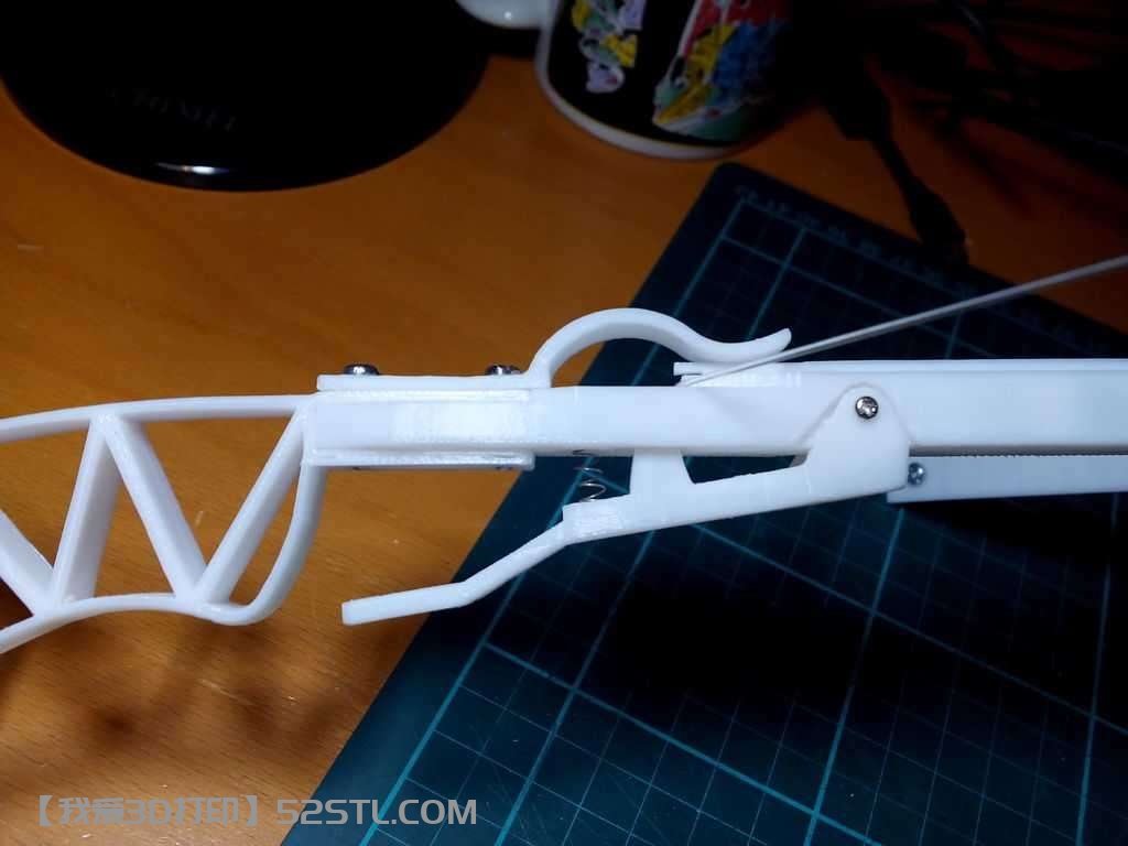 十字弓、西式弓、箭-3d打印模型stl