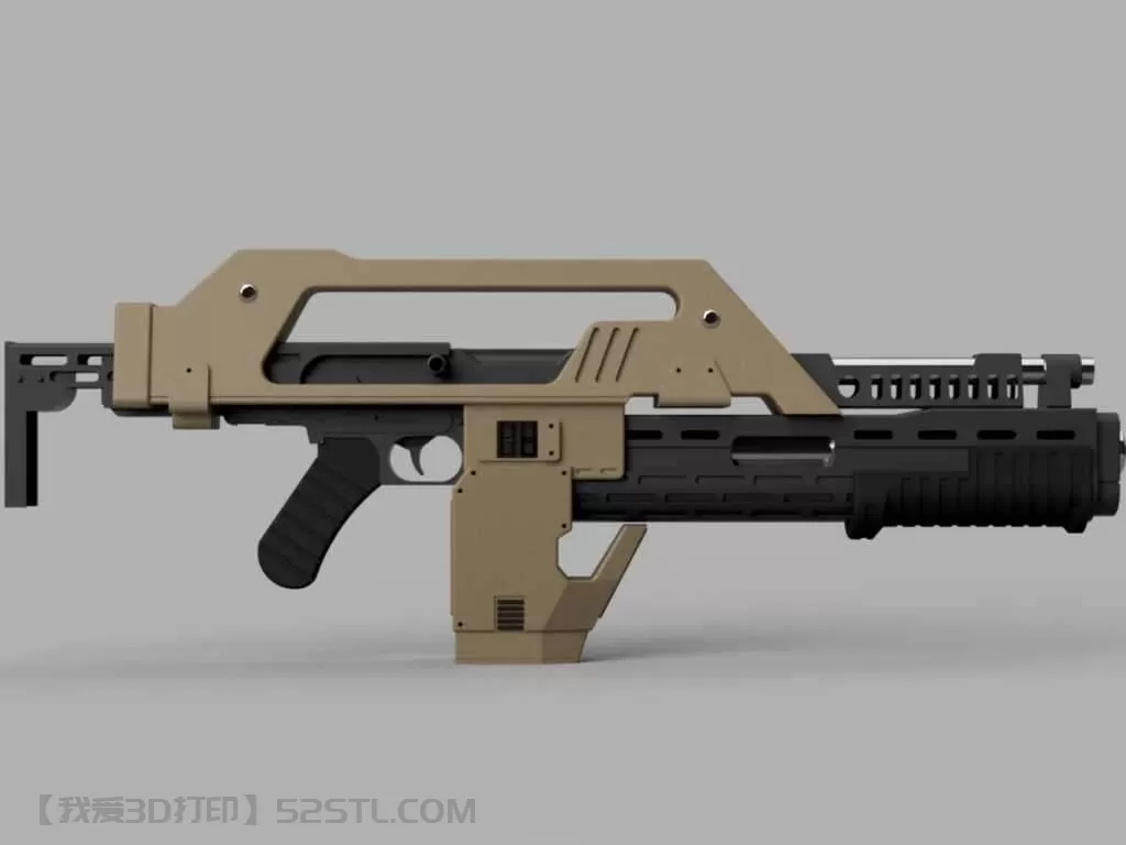 外星人 M41A 脉冲步枪-3d打印模型stl