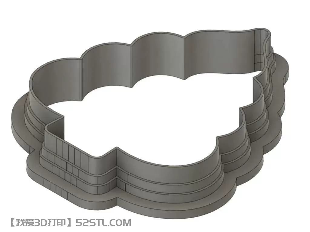 圣诞树饼干模具-3d打印模型stl