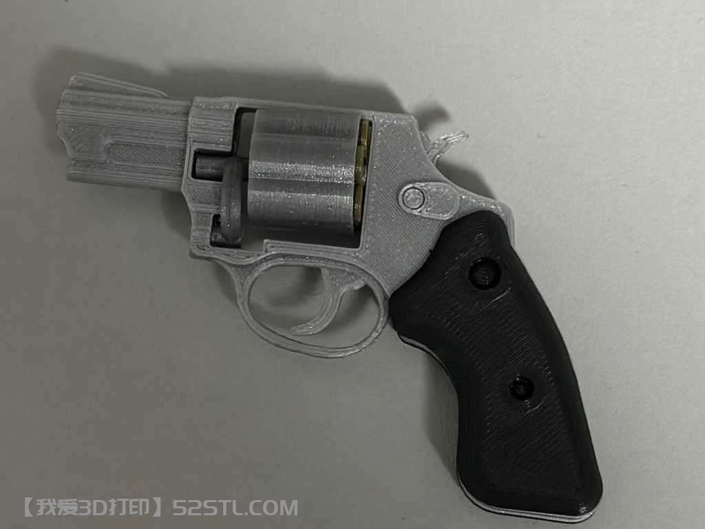 玩具左轮手枪-3d打印模型stl