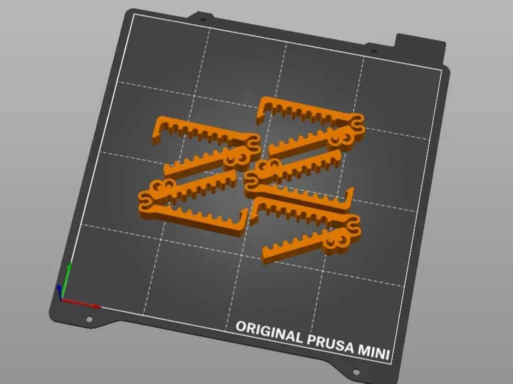 疯狂鳄鱼夹 (6cm) 用于密封袋-3d打印模型stl