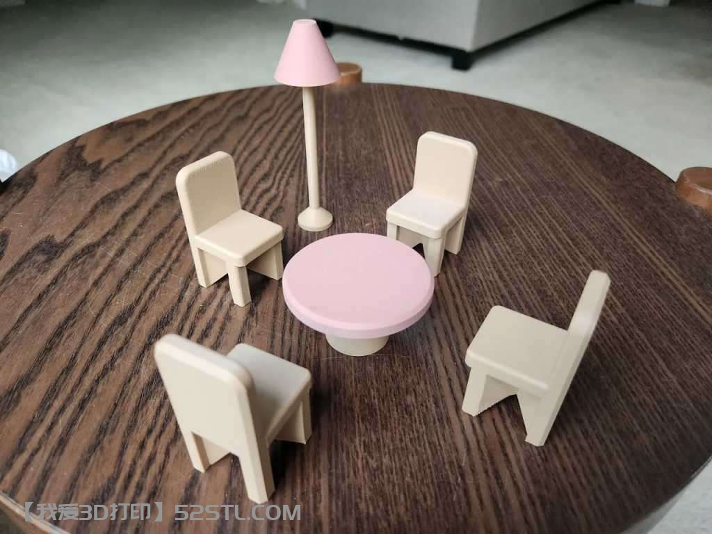 玩具屋家具套装-3d打印模型stl