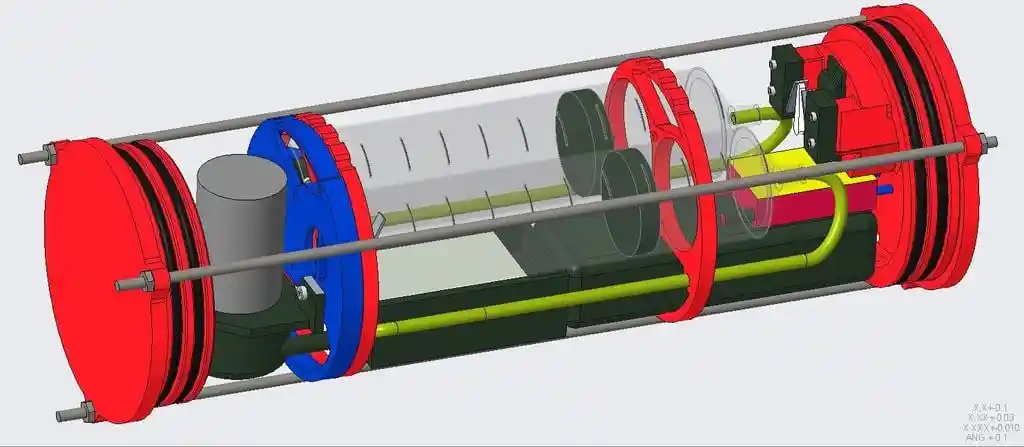 RC潜艇用3.25英寸密封罐-3d打印模型stl
