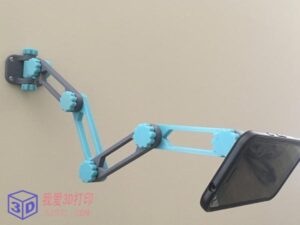 铰链式壁挂手机支架-3d打印模型stl下载-【我爱3D打印】