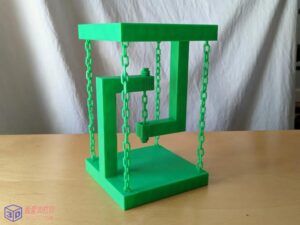 锁链反重力桌-3d打印模型stl-【我爱3D打印】