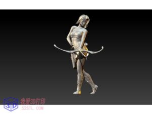 女弓箭手-Rpg战锤-3d打印模型stl-【我爱3D打印】