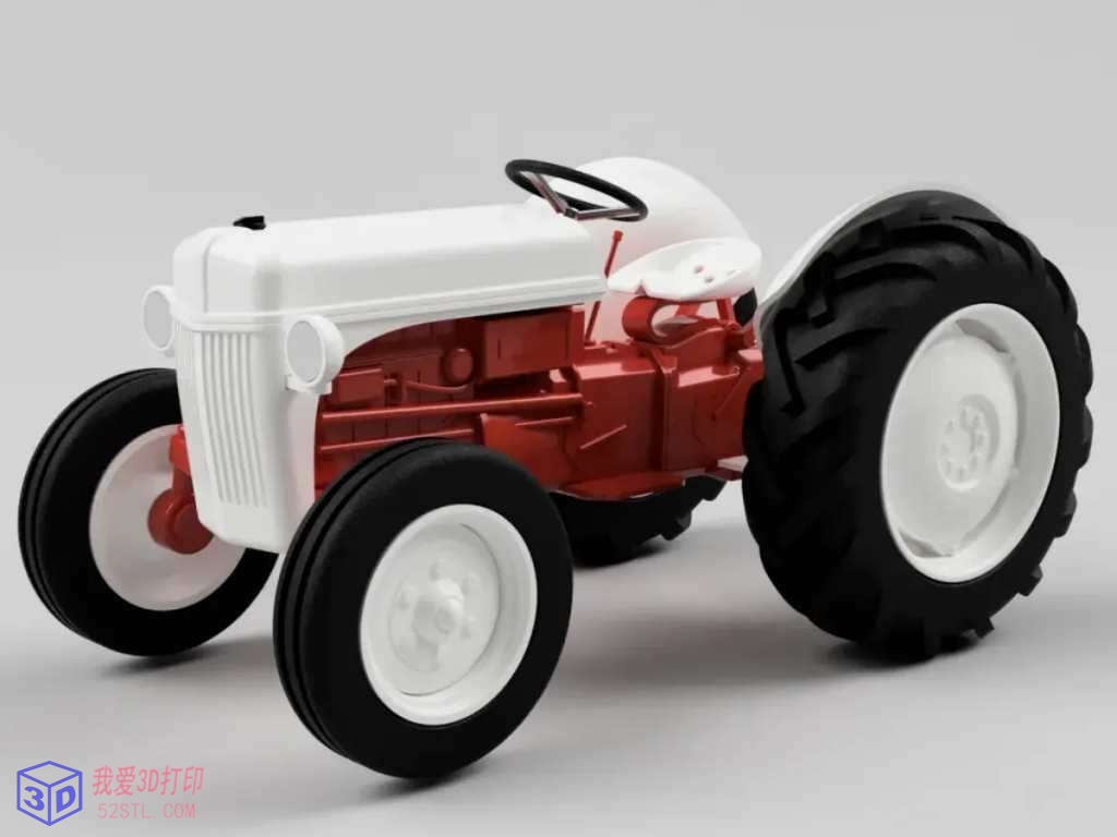福特N系列拖拉机-3d打印模型stl免费下载-百度网盘云【我爱3D打印】