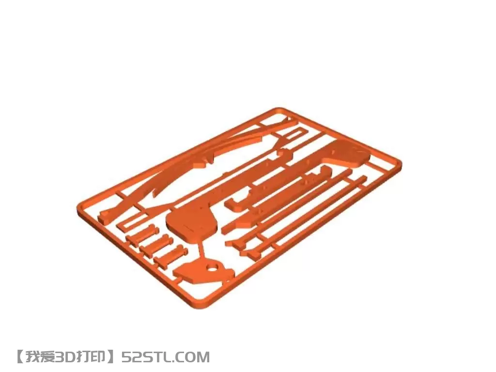 十字弓套件卡（完全印刷）-3d打印模型stl