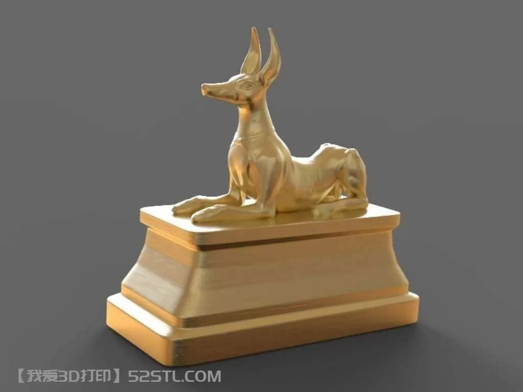 阿努比斯雕像-3d打印模型stl