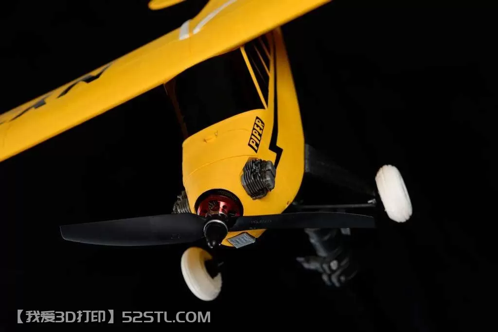  派珀 J-3 CUB飞机-3d打印模型stl