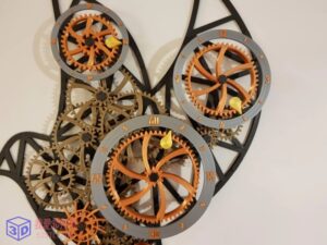 精美机械挂钟-3d打印模型stl-【我爱3D打印】