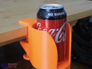 办公桌可固定饮料架-3d打印模型stl-【我爱3D打印】