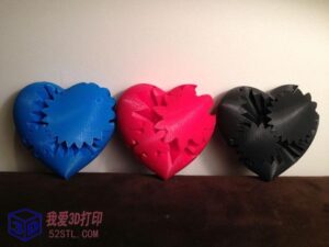 三齿轮心-3d打印模型stl-【我爱3D打印】