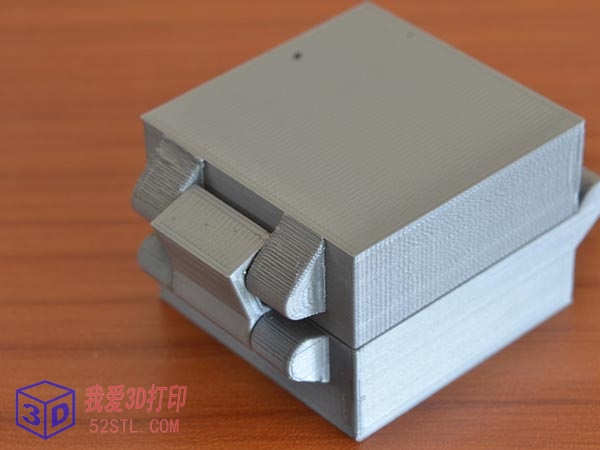 带卡扣的储存盒-3d打印模型stl下载实物图