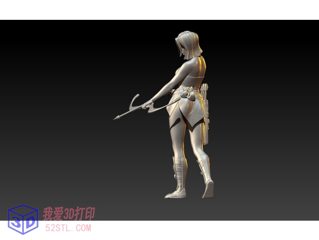 图片[3]-女弓箭手-Rpg战锤-3d打印模型stl免费下载-百度网盘云下载【我爱3D打印】