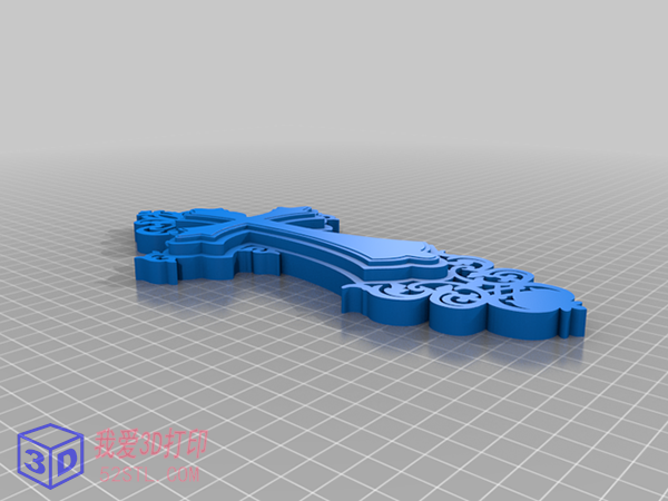 基督教十字架-3d打印模型stl下载